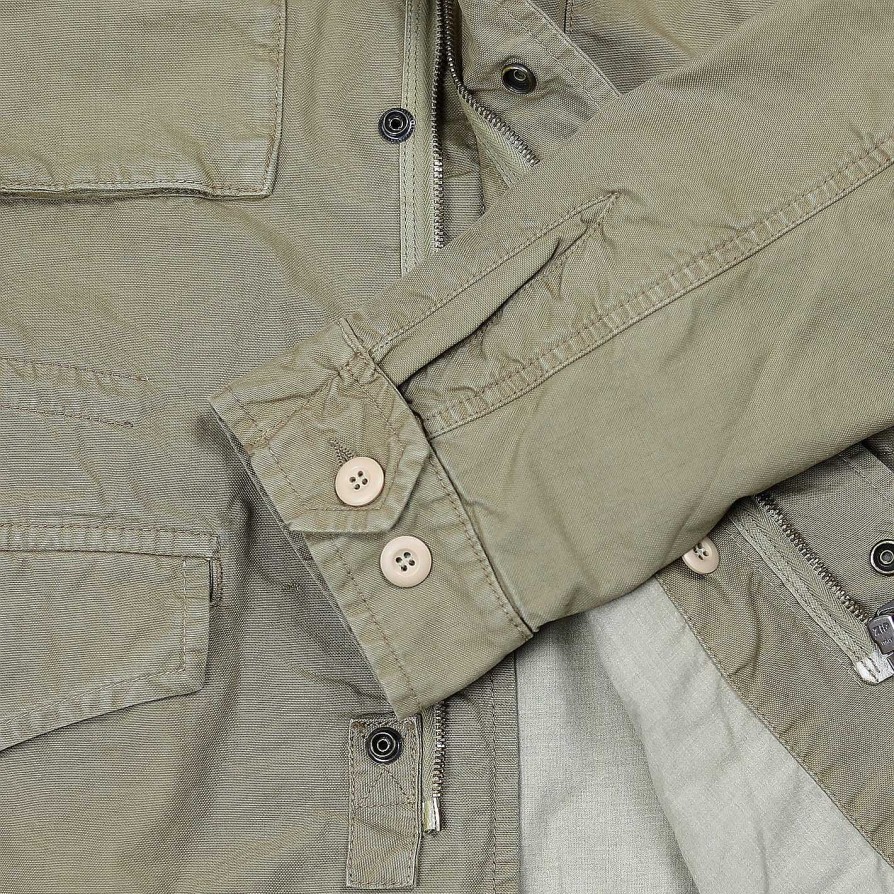 Clothing Chesapeake's | Khaki Cotton Canvas Field Jacket Beige | Chlundwear